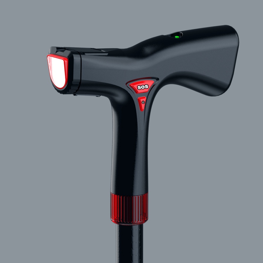 MS-100 4G Smart GPS Tracking Crutch